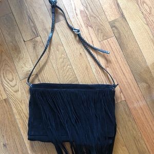 Michael Kors Collection Suede Messenger Bag